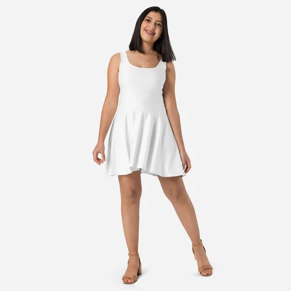 All-Over Print Skater Dress