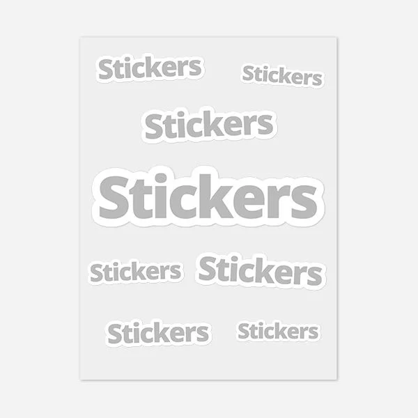 Kiss-Cut Sticker Sheet